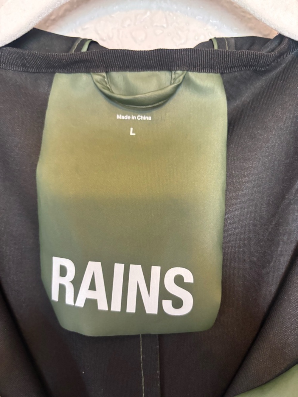 Rains Curve Waterproof Belted Jacket - Picture 15 of 16